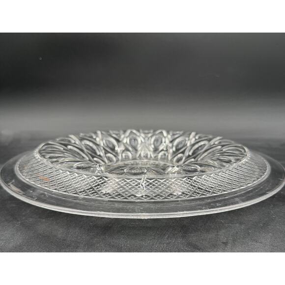 Vintage Large Center Bowl 13.25" Cape Cod by Imperial Glass Ohio Glassware - Picture 5 of 8